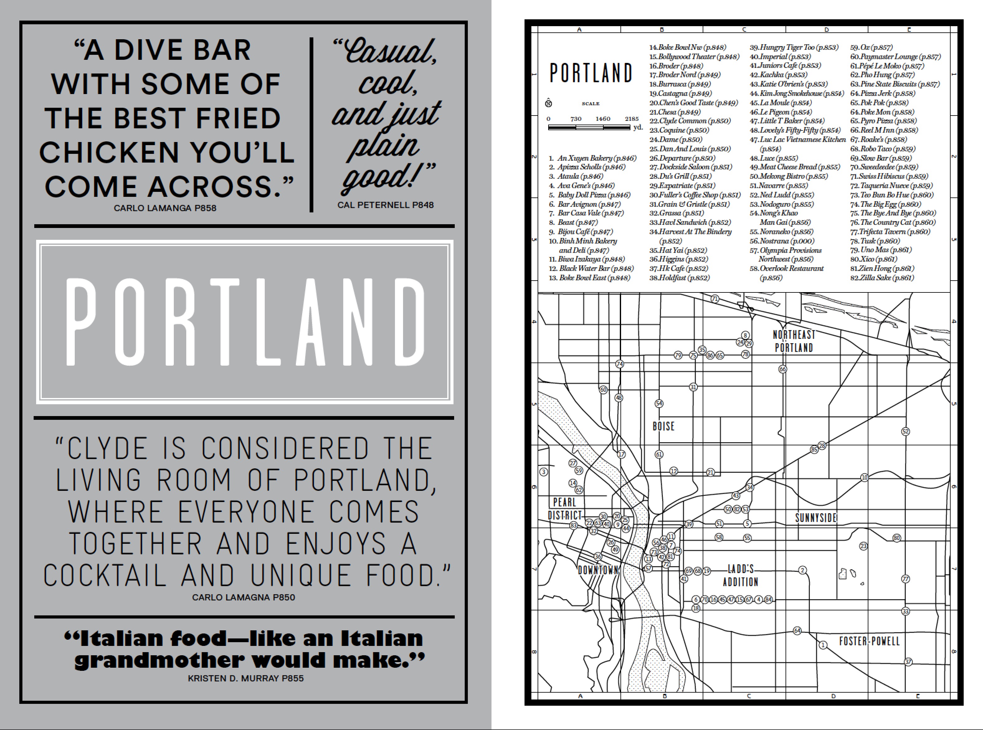 The Portland introduction from our new book Where Chefs Eat