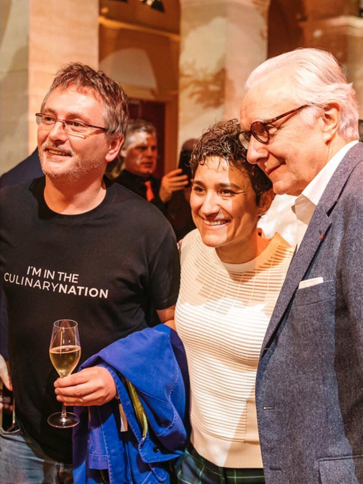 Andoni Luis Aduriz, Nieves Barragán Mohacho and Alain Ducasse