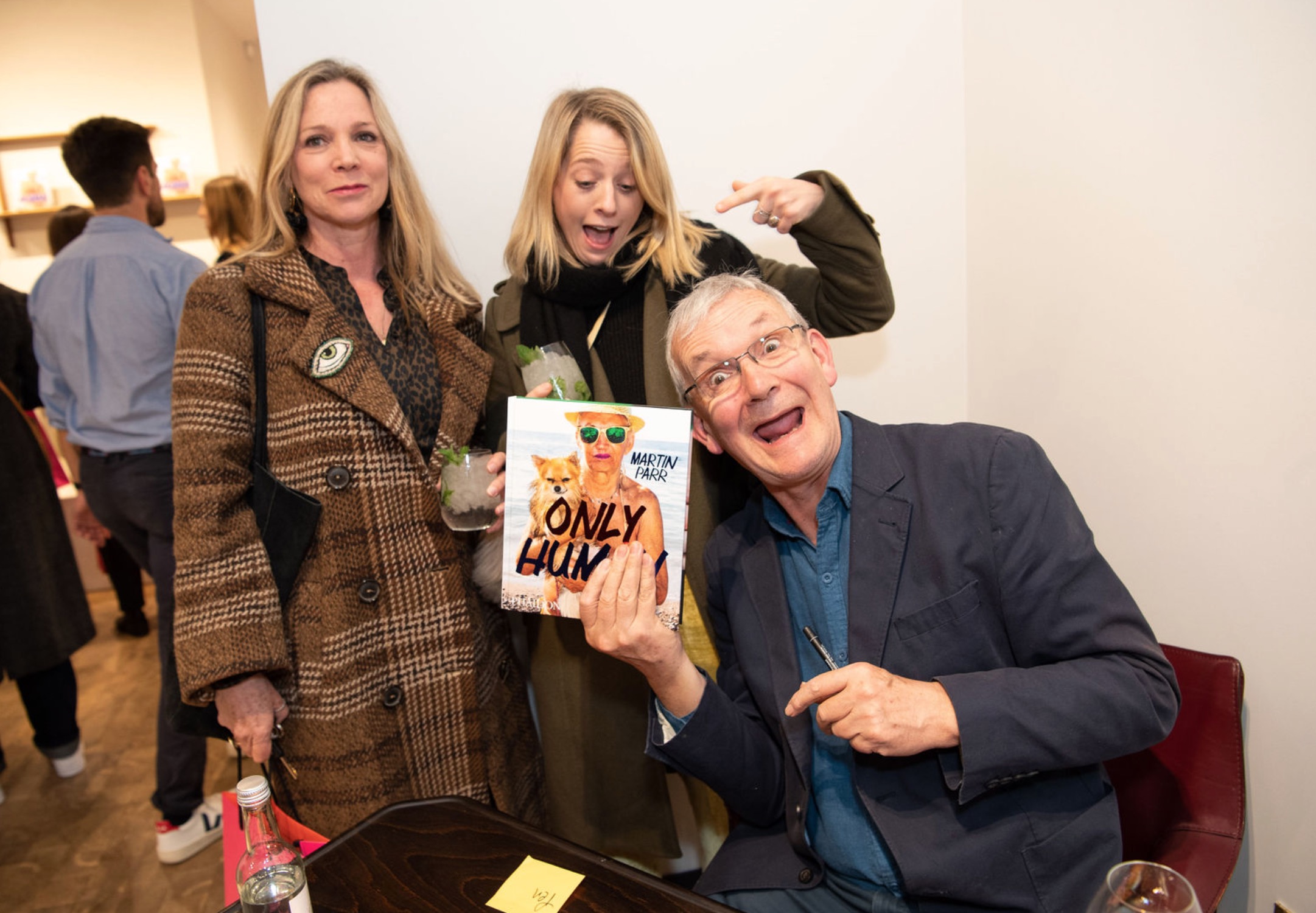 Martin Parr and guests at Paul Smith Photograph by James Mason