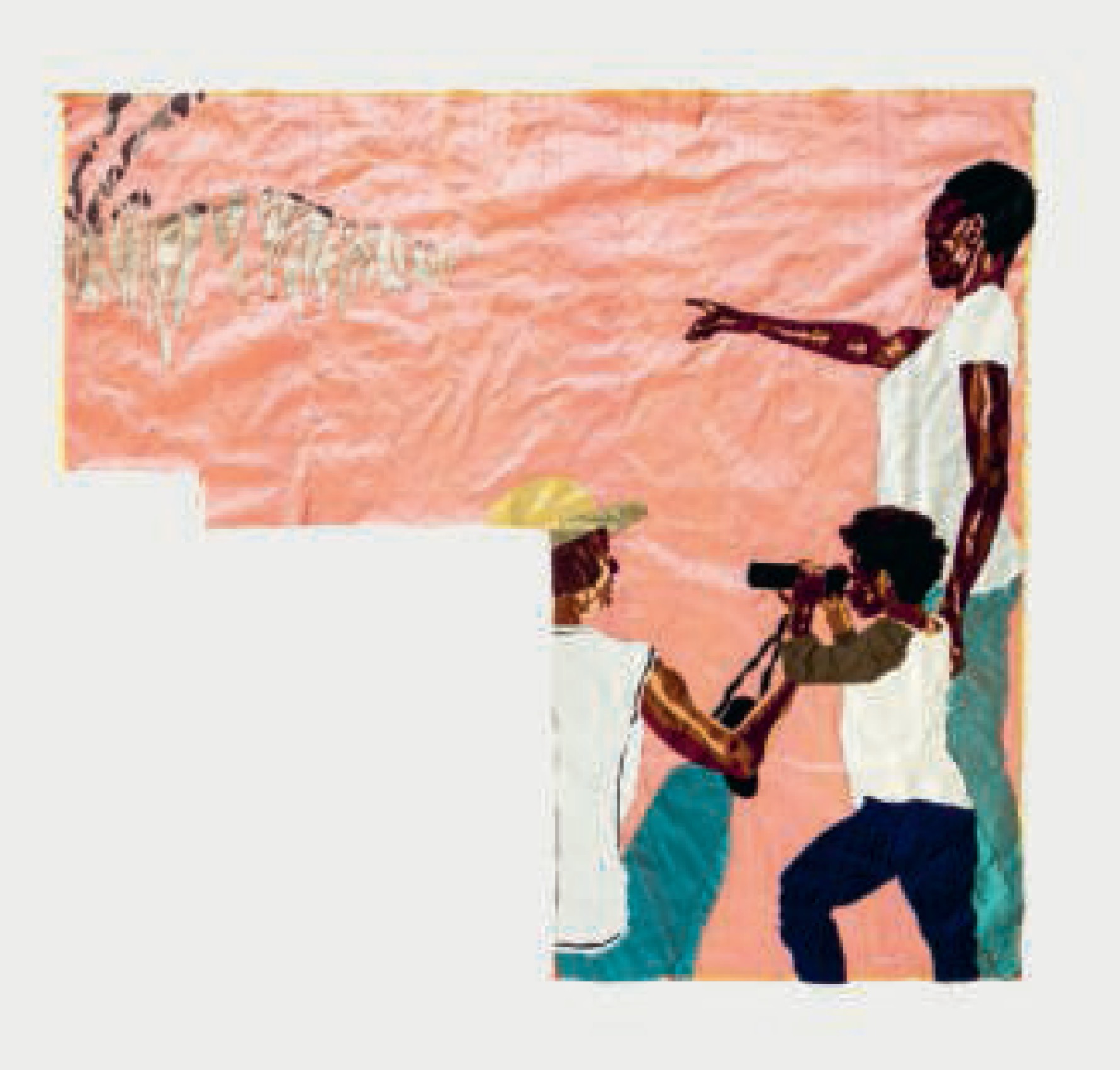Return to Paradise II, 2017, silk tapestry - Billie Zangewa
