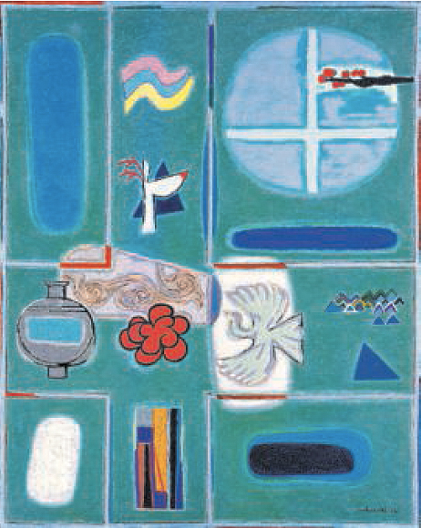 Kim Whanki Song of Eternity, 1957 oil on canvas 162.4 x 130.1 cm