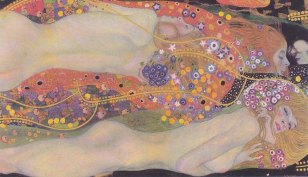 Sea Serpents II (c. 1907) by Gustav Klimt
