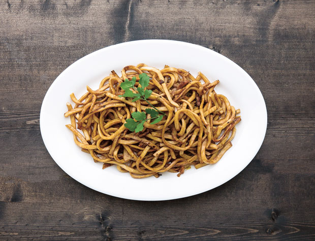 Stir-fried Shanghai noodles, as featured in China: The Cookbook