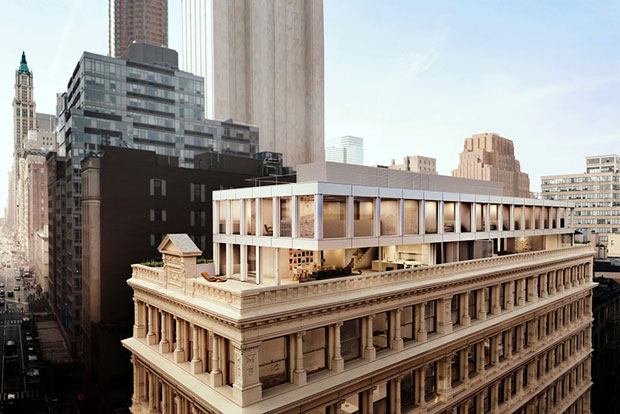 Shigeru Ban perches penthouses above Tribeca