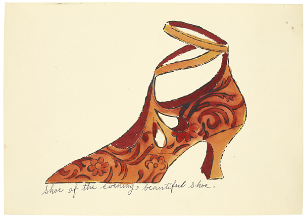 An image from Andy Warhol's A La Recherché du Shoe Perdu (c. 1955)