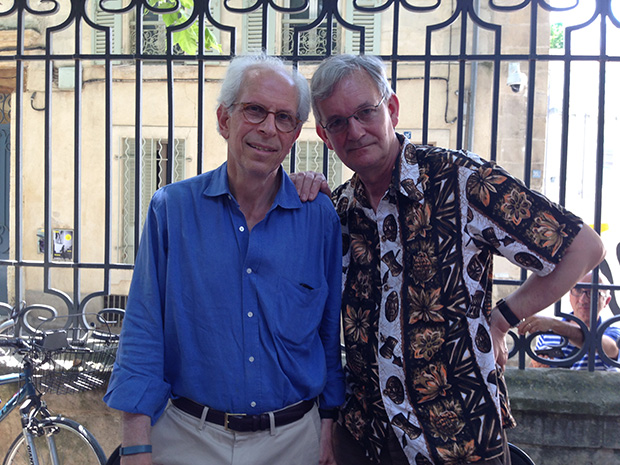 Stephen Shore and Martin Parr at the Rencontres d'Arles