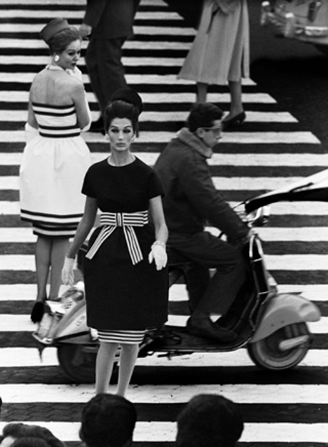 Simone and Nina, Piazza di Spagna, Rome, (1960) by William Klein