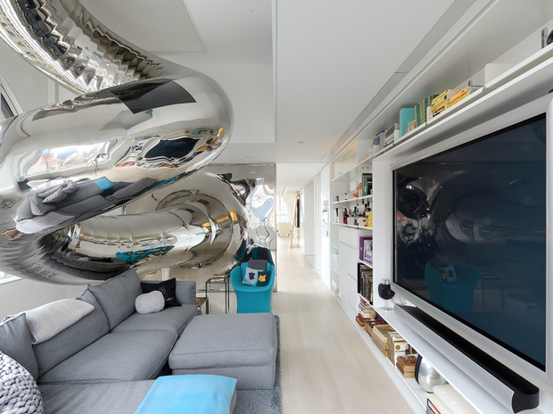 The NYC penthouse with an 80-ft slide