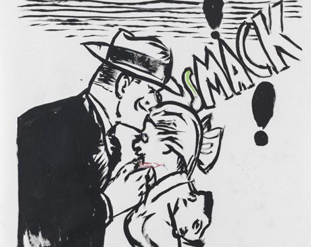 No title (smack) (2013) by Raymond Pettibon