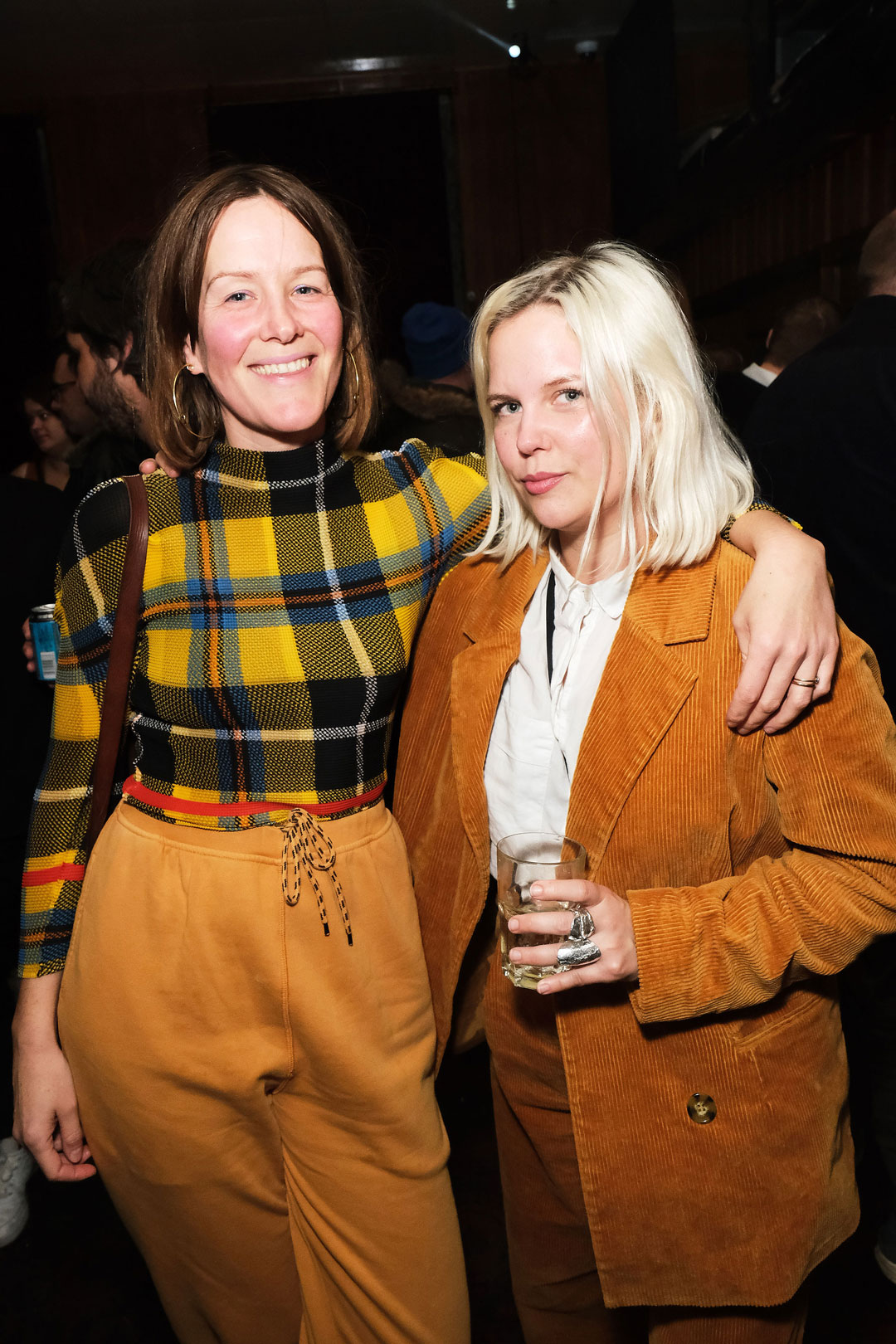 Kitty Travers (left) of La Grotta Ices and Freddie Janssen (right) of Snackbar