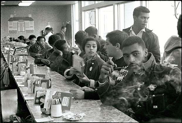 SNCC staff sit-in, Atlanta, Georgia, 1963 © Danny Lyon. From the Seventh Dog