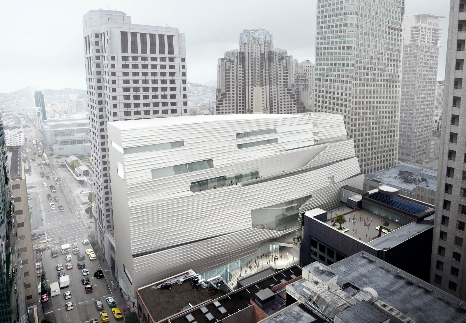 Renderings for the expanded SFMOMA, due for completion early 2016. Image courtesy of Snøhetta