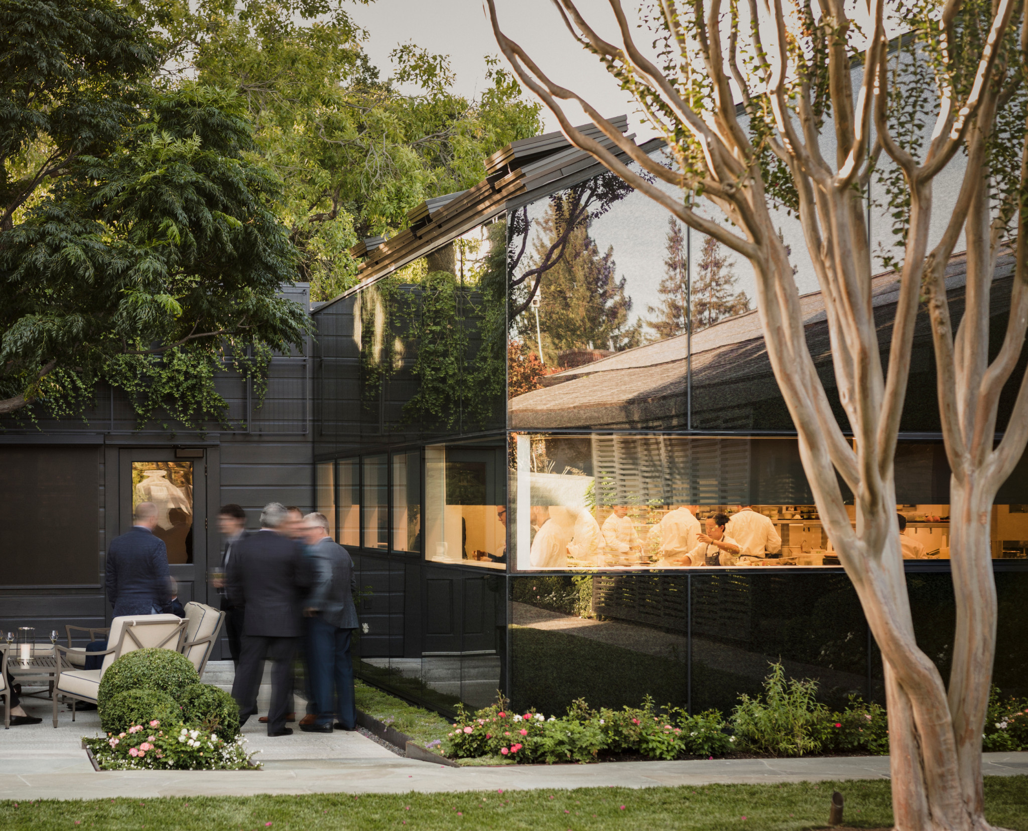 The French Laundry Kitchen Expansion and Courtyard Renovation by Snøhetta. All images courtesy of snohetta.com