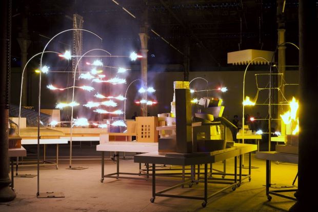 Cai Guo-Qiang's pyrotechnics at The Solaris Chronicles