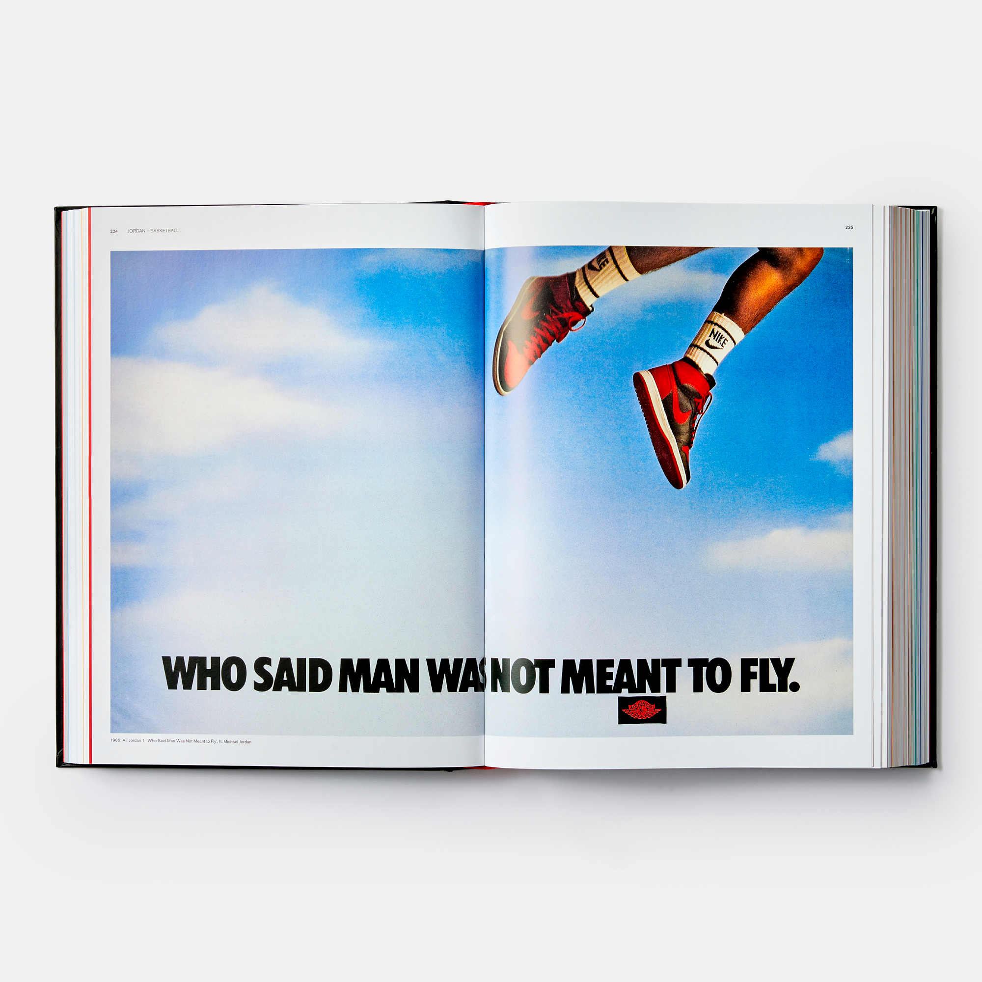 1985: Air Jordan 1, ‘Who Said Man Was Not Meant to Fly’, ft. Michael Jordan, from Soled Out
