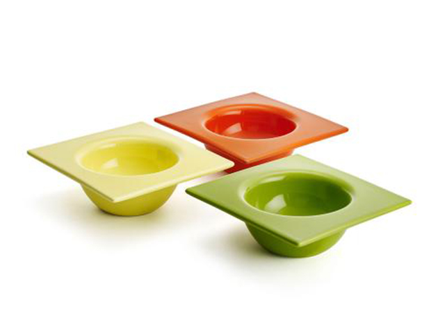 Squared Circle bowls by Ettore Sottsass