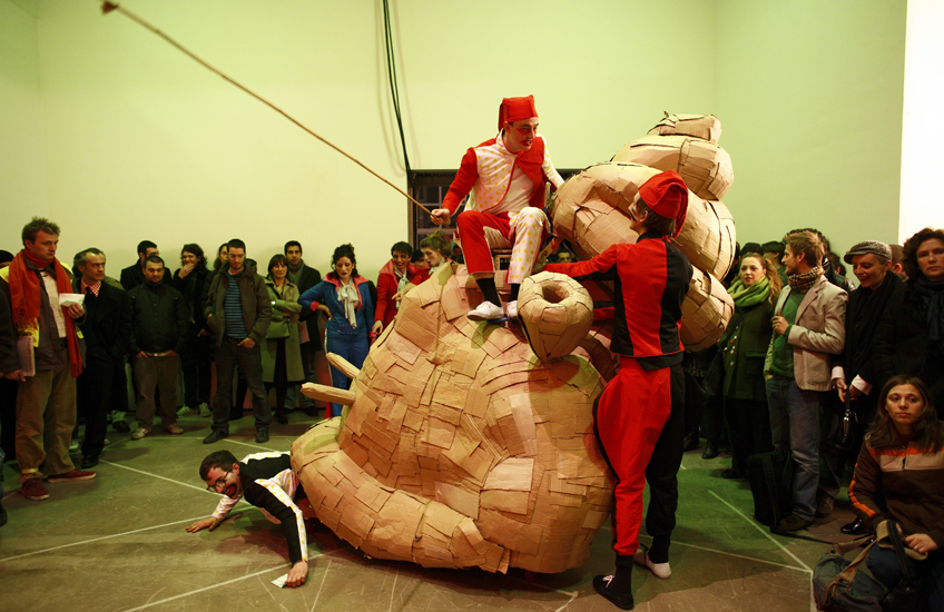 Spartacus Chetwynd, The Snail Race (2008)