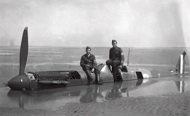 German soldiers posing with Peter Cazenove’s downed Spitfire Mark IA-P9374 in 1940. SALE: 9 July 2015, London; ESTIMATE: £1.5m–2.5m/$2.3m–3.8m; SOLD: £3,106,500/$4,777,025. From Going Once: 250 Years of Culture, Taste and Collecting at Christie’s