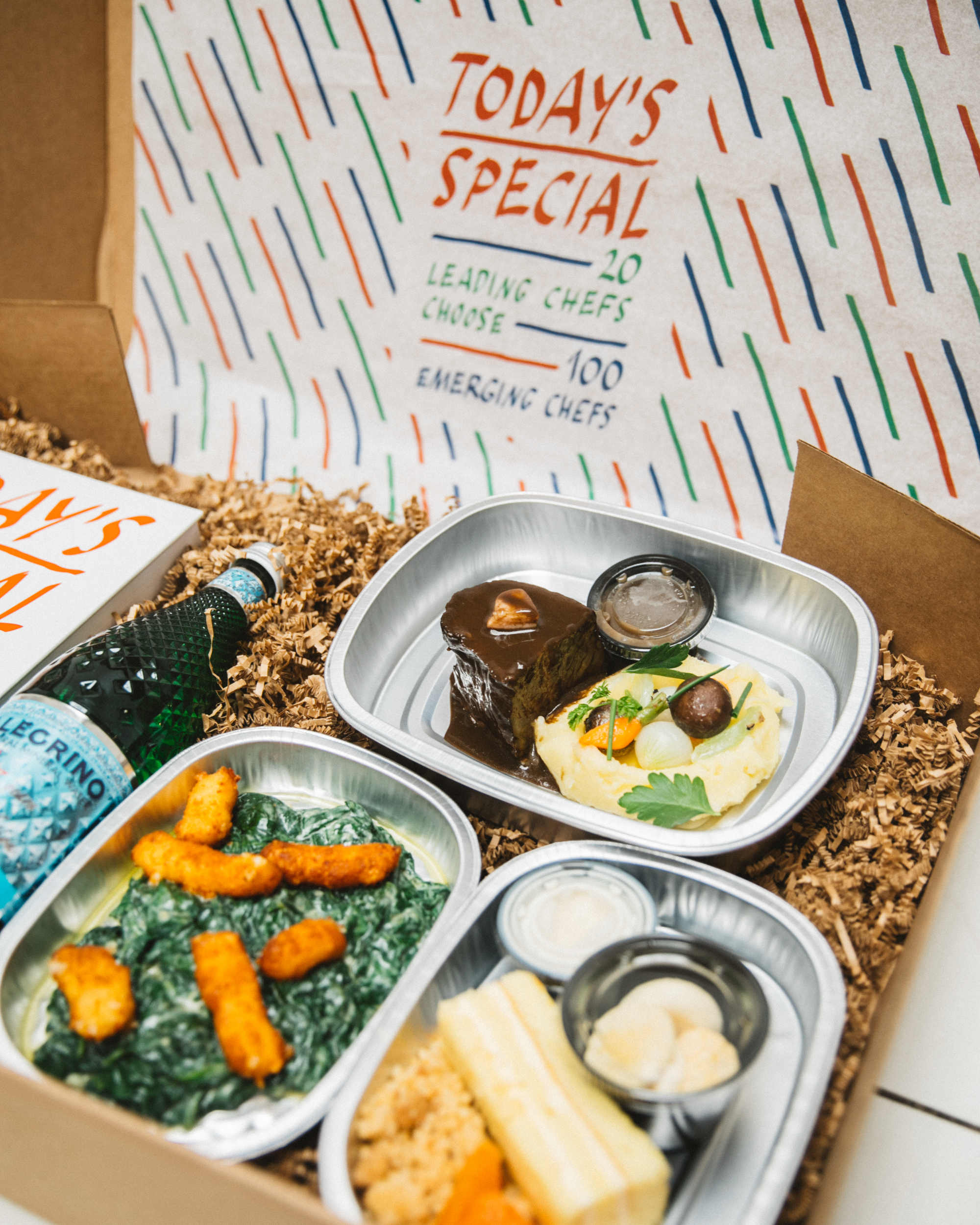 A Today's Special dine-at-home box from chef Gavin Kaysen at Spoon and Stable in Minneapolis