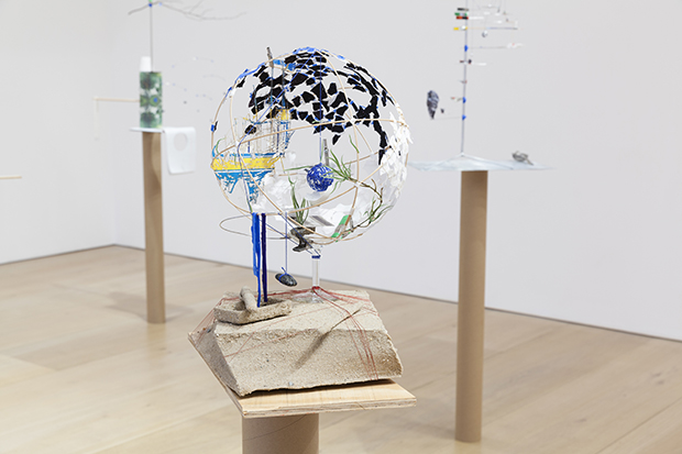 Sarah Sze, installation view, Model Series, 2015; 30 January – 14 March 2015; Victoria Miro Mayfair, 14 St Geroge Street, London, W1S 1FE. Courtesy the Artist and Victoria Miro, London © Sarah Sze