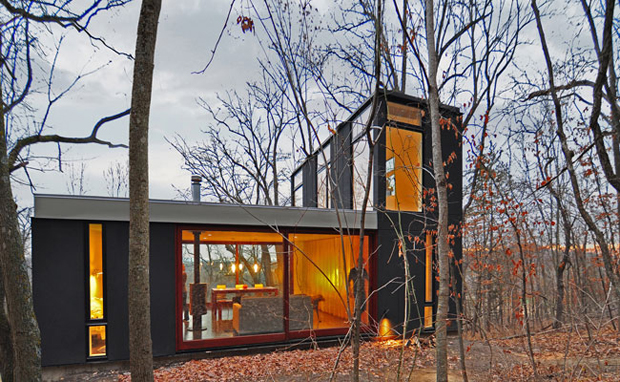 Stacked Cabin - Johnsen Schmaling Architects