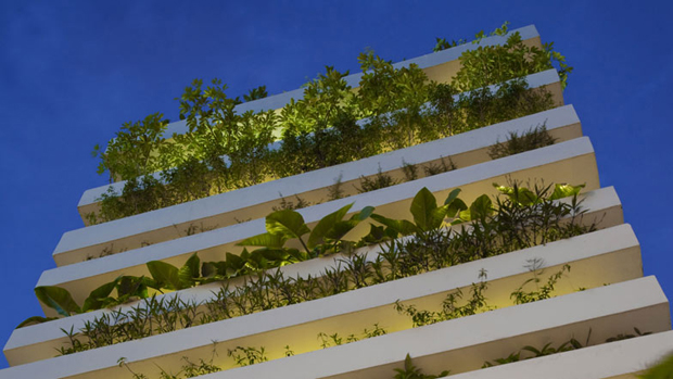 Vo Trong Nghia's multi-storey planters