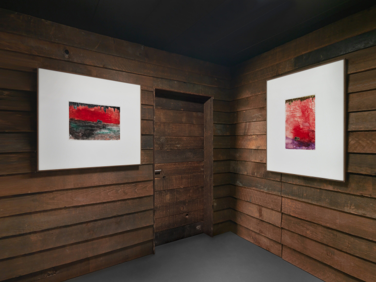 Installation view, Sterling Ruby, MIX PIZ, Vito Schnabel Gallery, St. Moritz, 2017. © Sterling Ruby; Courtesy Sterling Ruby Studio and Vito Schnabel Gallery. Photo by Stefan Altenburger