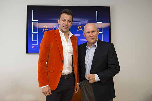 Alessandro Del Piero and Steve McCurry

	
