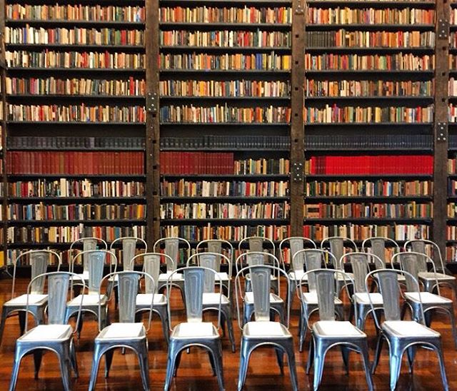 Inside the Stony Island Arts Bank, courtesy of the Rebuild Foundation's Instagram