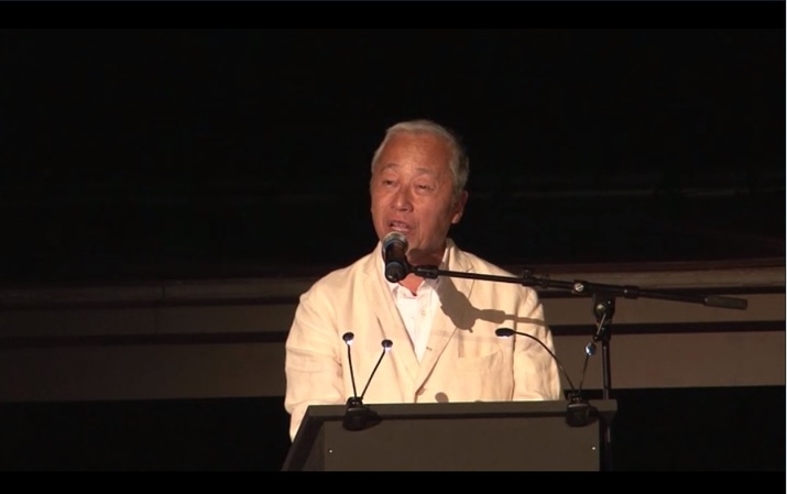 Hiroshi Sugimoto at Rencontres d'Arles 2013. Image courtesy of Pace Gallery