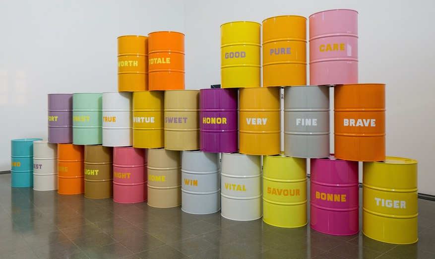 Sweet Light Crude (2008) by Jimmie Durham - as featured in our Contemporary Artist Series book