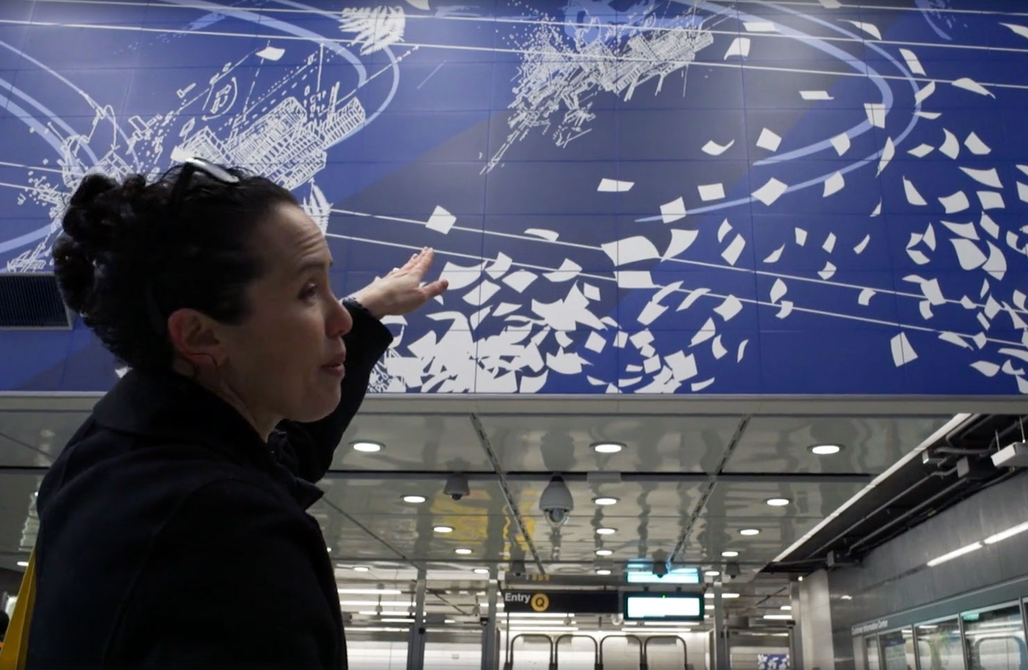 Sarah Sze at the 96th Street St 2nd Avenue Station