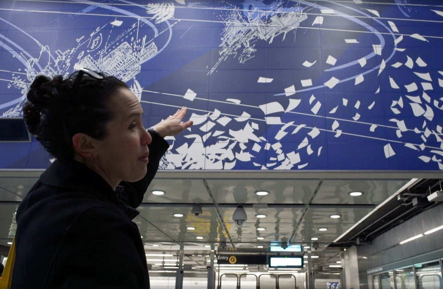 Sarah Sze at the 96th Street St 2nd Avenue Station