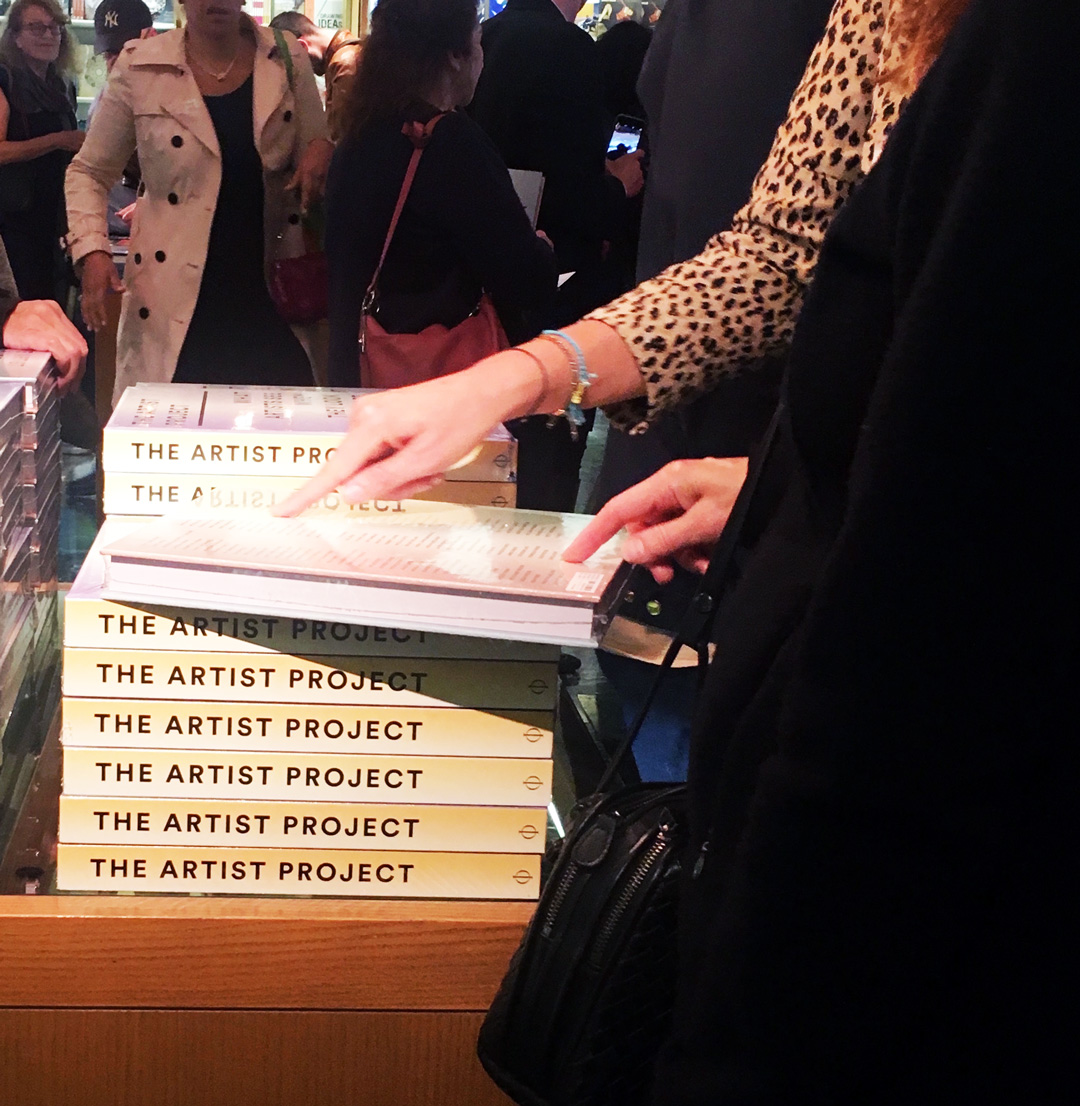 The Artist Project book at our Met Store event