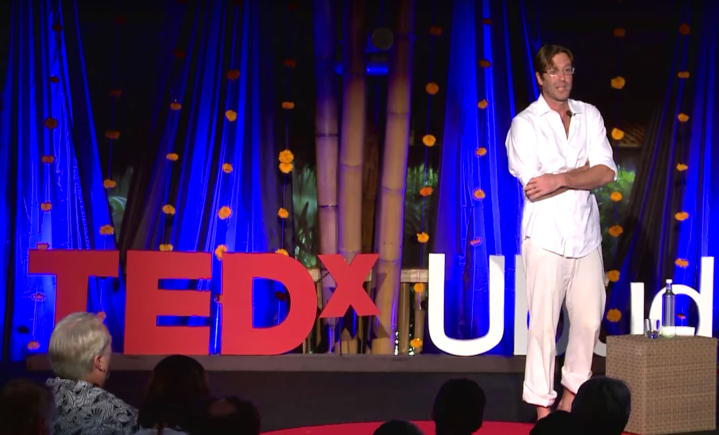 Will Goldfarb at Tedx Ubud, Bali