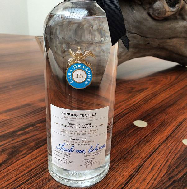 Tequila by Danh Vo Photo: via Instagram/@lusineo