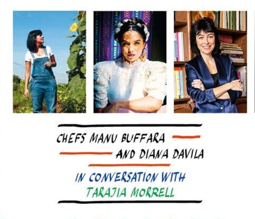 Chefs Manoella 'Manu' Buffara, Diana Dávila and Tarajia Morrell from the recent Today's Special talk