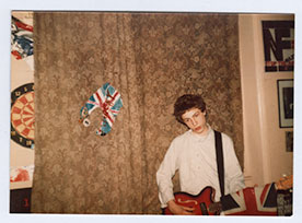 Toby Mott in his bedroom in 1977