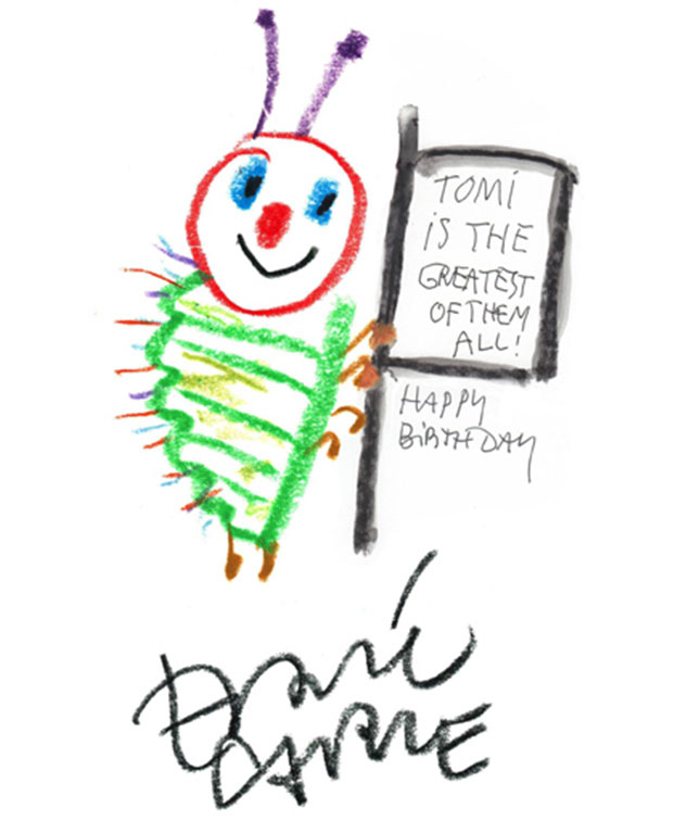 Eric Carle's birthday tribute to Tomi Ungerer