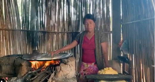 Traditional Mexican tortilla cookery, as posted on Instagram by Enrique Olvera