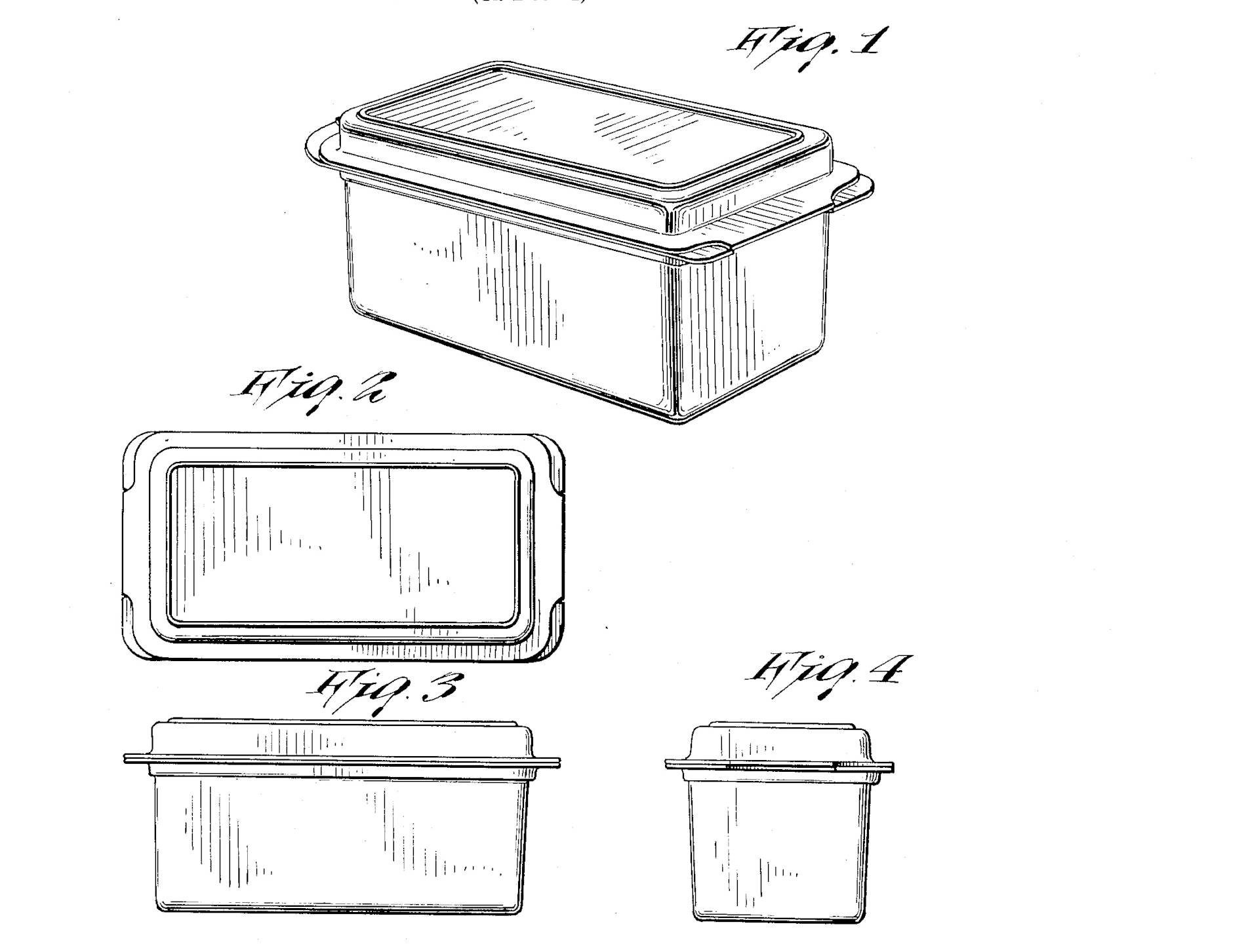 Food Storage Container, Earl S. Tupper, 1954/1955. Patent Number: USD 175,202, U.S. Patent Office