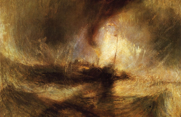 J M W Turner, Snowstorm: Steamboat off a Harbour's Mouth (1842)