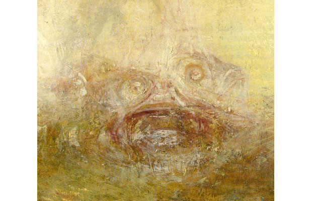 J M W Turner, Sunrise with Sea Monster (Detail) (1845)