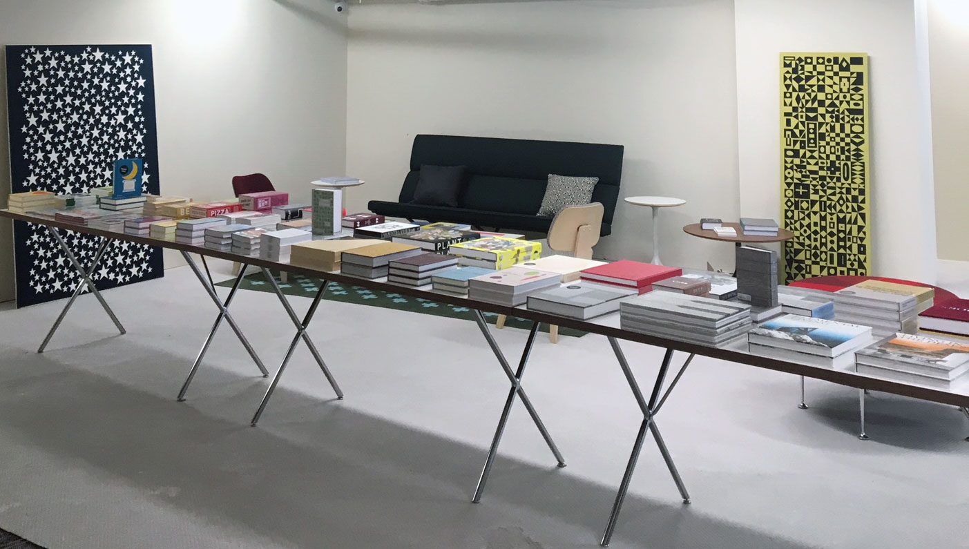 Our Herman Miller reading room at the TWA Terminal