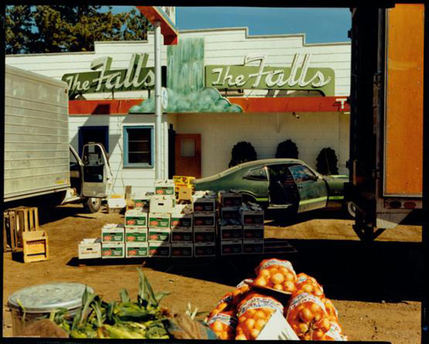 U.S. 10, Post Falls, Idaho, August 25, 1974 by Stephen Shore. From Uncommon Places. Image courtesy of Galerie Edwynn Houk