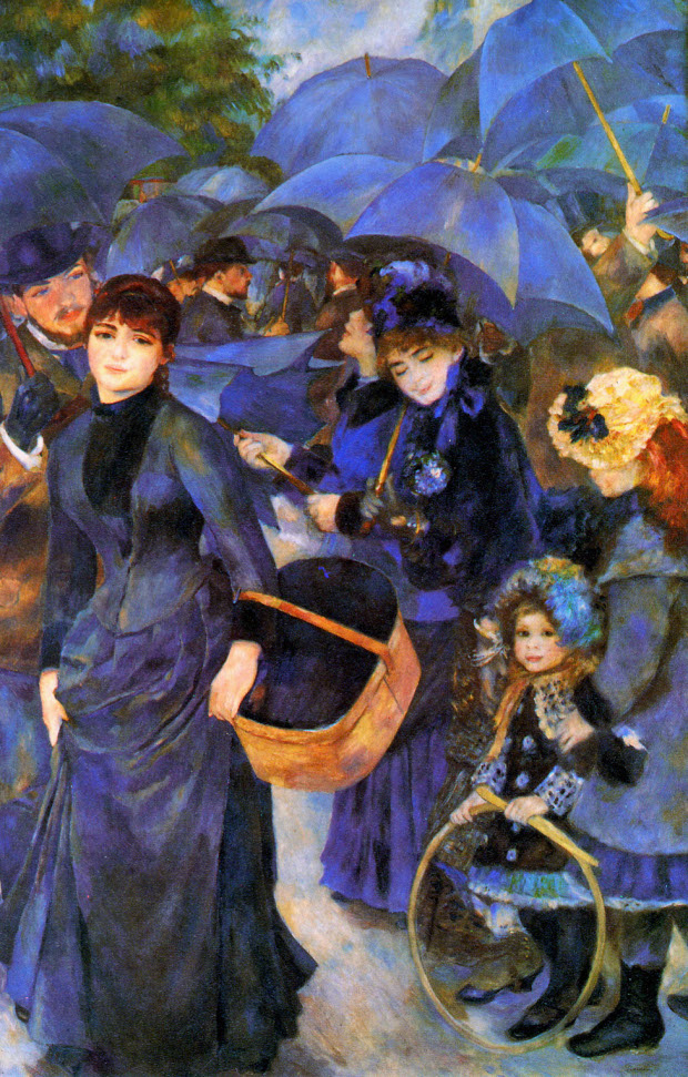 The Umbrellas (1886) by Renoir. As reproduced in our new monograph