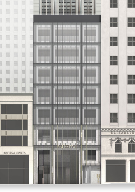 David Chipperfield's Valentino flagship store opens in New York