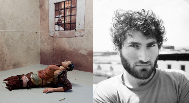 US army training dummy, Fort Jackson, South Carolina Sept 2011; and self portrait, both by Peter van Agtmael