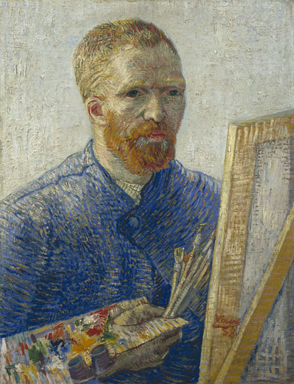 Vincent Van Gogh, Self-portrait as an Artist (January 1888)