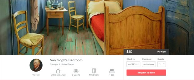 Vincent's Airbnb listing
